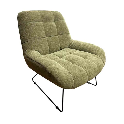 [AD-3LCY-66N1-P1-9#N1-355] Fauteuil Vert clair H42xL84xP65cm