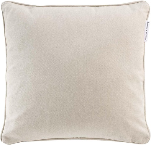 [L3C-1612305] Housse de coussin + encart 40x40cm coton/polyester recycle gris Twily gris (copie)
