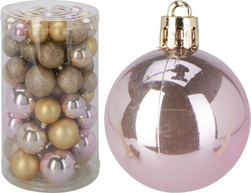 [KOO-ACS300430] Boule de noel 60pcs Or