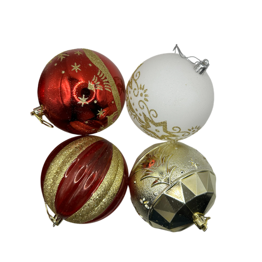 [LT-185] Boule de noel mixte 10cm 24pcs 