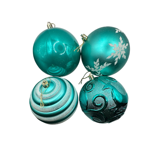 [LT-188] Boule de noel Bleu ciel 10cm 24pcs  