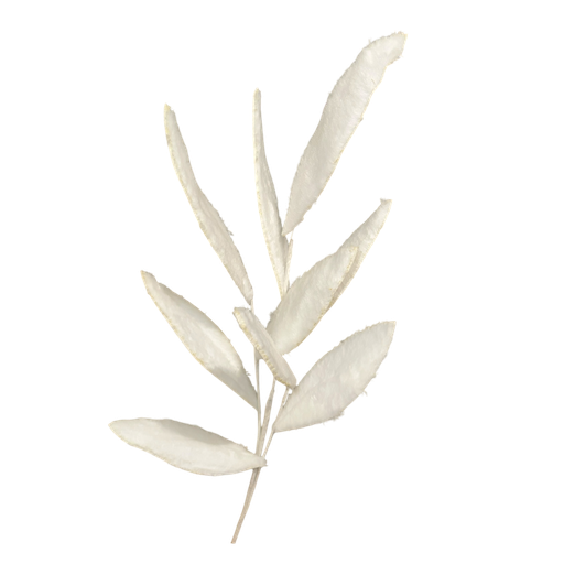[LT-305] Feuillage Blanc 75cm 5pcs 