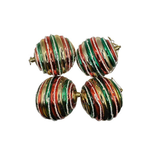 [LT-586] Boule de noel 10cm 4pcs 