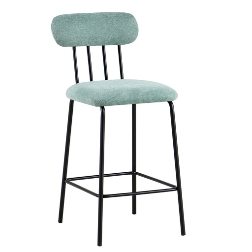 [MAT-BC929-UF920-07] Chaise de comptoir Bleu Lagon