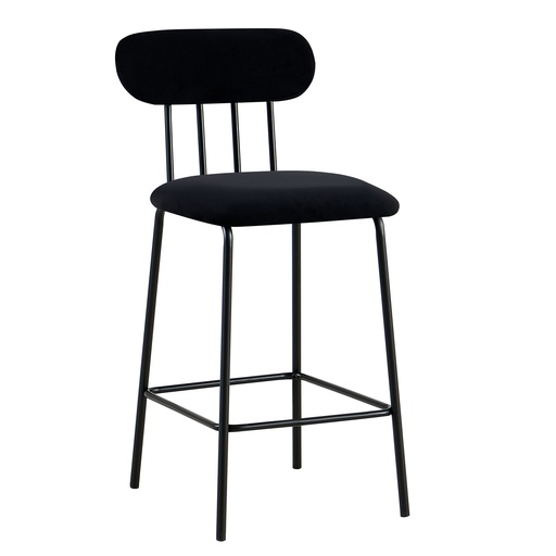 [MAT-BC929-2226-15] Chaise de comptoir Noir