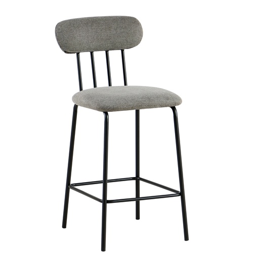[MAT-BC929-UF920-12] Chaise de comptoir Gris Moyen