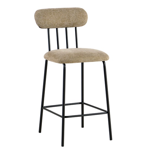 [MAT-BC929-UF920-02] Chaise de comptoir Marron Chiné