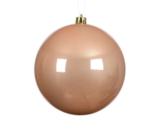 [KAE-022640] Boule de noel dia:14cm Peach Pearl 