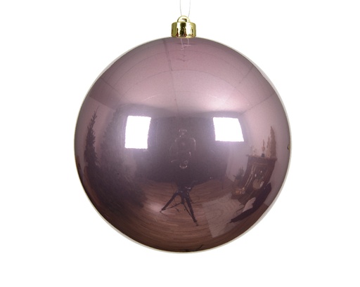 [KAE-022645] Boule de noel dia:20cm Rose Pale