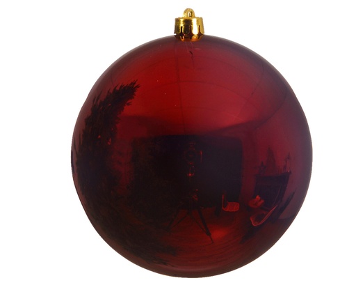 [KAE-022575] Boule de noel dia:25cm Bordeaux