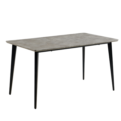 [MAT-DT397-9738] Table à manger H76xL160xP90cm Ciment 