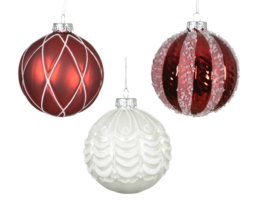 [KAE-062870] Boule en verre dia:8cm 