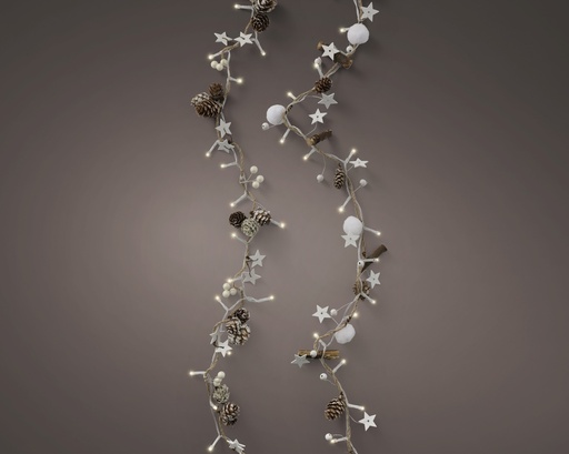 [KAE-486077] Guirlande lumineuse 120cm Blanc Chaud