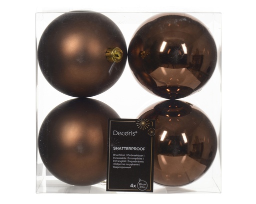 [KAE-022077] Boule de noel dia:10cm 4pcs Expresso