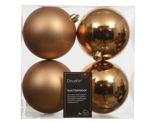 [KAE-022821] Boule de noel dia:10cm 4pcs Brandy