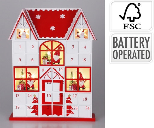 [KOO-GR9021750] Calendrier de l'avant 37cm