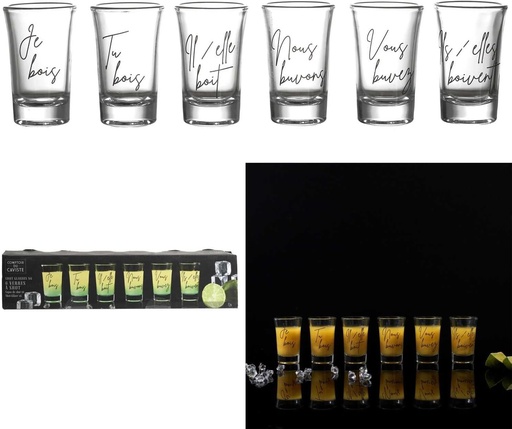 [CMP-KA0388] Verre a shot 6pcs