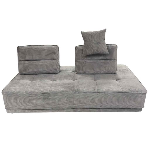 [MIN-MB1907-H26A] Sofa 3 places 85*210*105 Gris