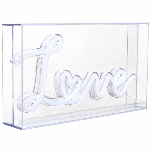 [CMP-LA0073] Lampe acrylique led effet neon Love M12
