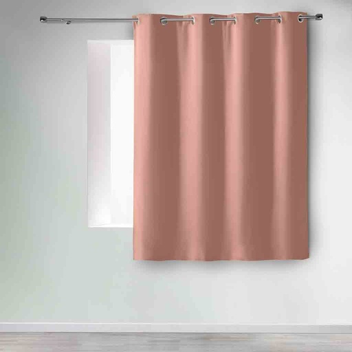 [L3C-1612602] Rideau à oeillets 135x180cm occultant uni occult blush 