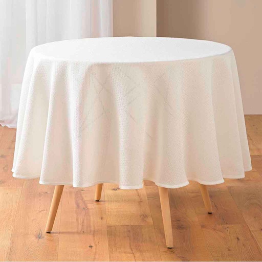 [L3C-1723468] Nappe ronde diam:180cm Jacquard Stella