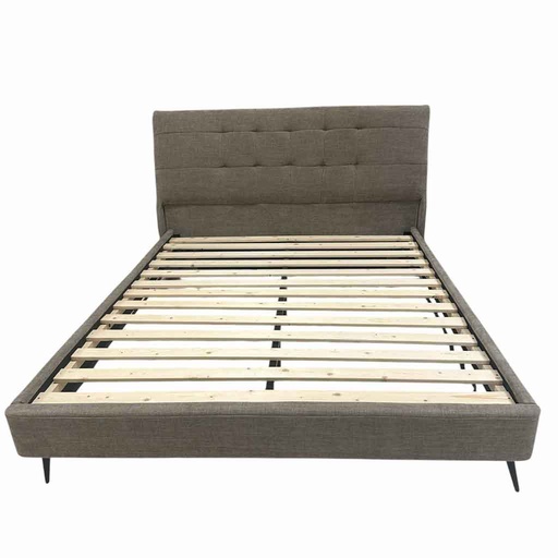 [AD-5LBED17J-S023N12-P180-9#N1-453] Sommier avec tête de lit 180x200 Gris