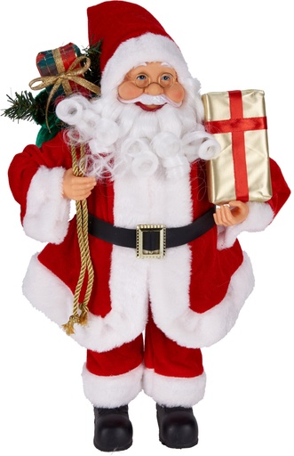 [KOO-ATK000340] Père noël debout Rouge 40cm
