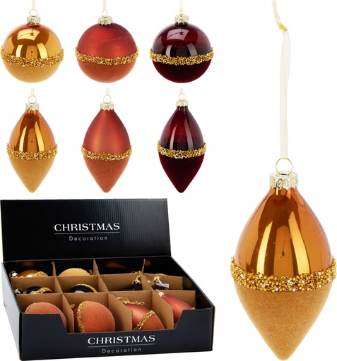 [KOO-ABR221380] Boule de noel en verre