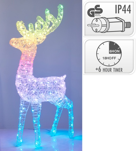 [KOO-AMC100010] Renne acrylique lumineux 120cm 165led