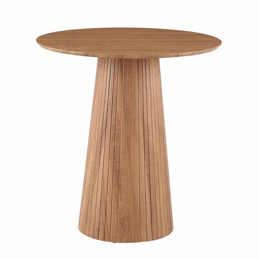 [MAT-BT620-8387] Table de comptoir diamètre 85cm et 90cm de hauteur bois foncé